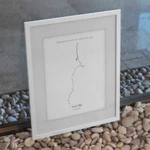 Finish Line Custom Wall Art | Print-ready File